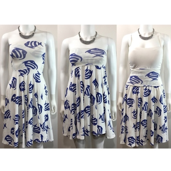 J. Crew Dresses & Skirts - J. Crew | Sanur Fish 3 way Convertible Dress NWT!
